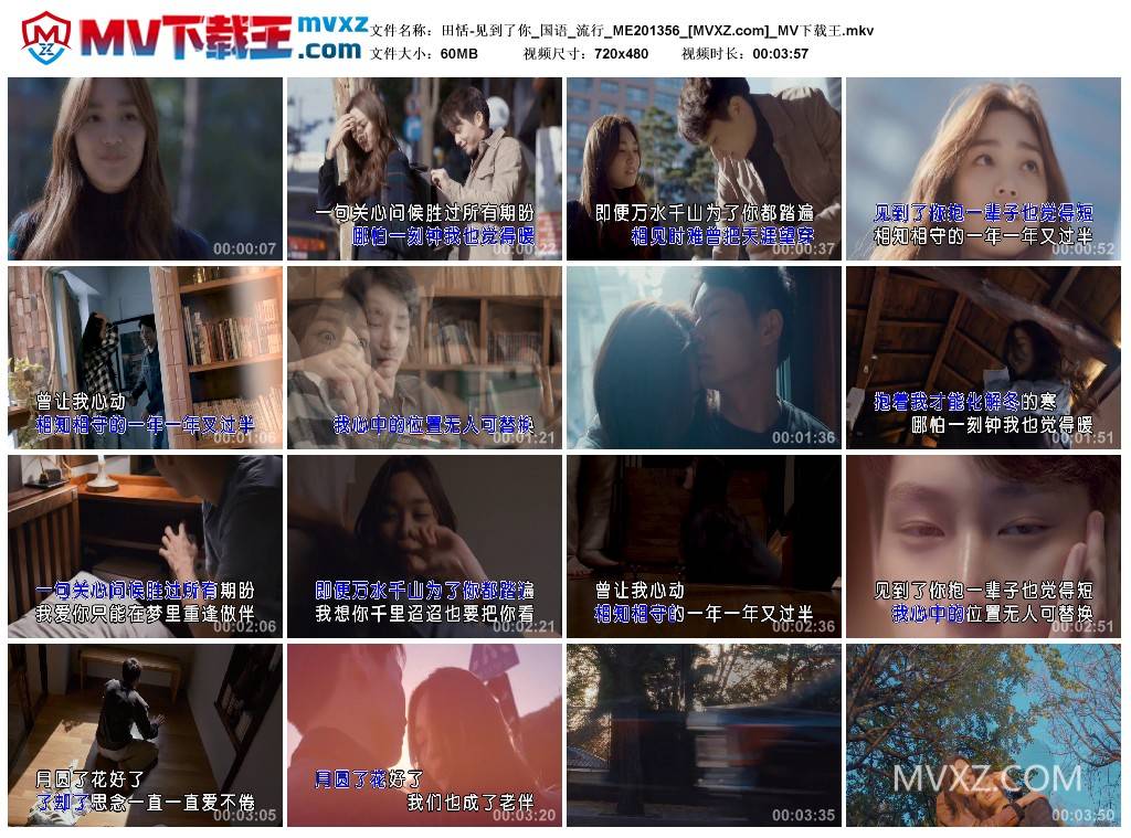 田恬-见到了你_国语_流行_ME201356